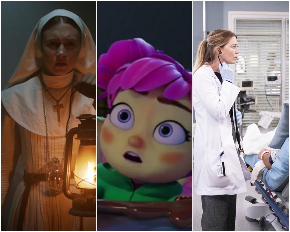A Freira 2 e animao A Fada do Dente estreiam nos cinemas; 19 temporada de Grey's Anatomy no Star+