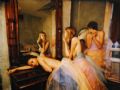 Painted Ladies (Mulheres Pintadas)  o nome deste clique de Barbara Cole, fotgrafa autodidata e apaixonada por Polaroid desde a dcada de 80. Aqui captou 3 mulheres em poses sensuais e com vestidos em tons de arco-ris.
