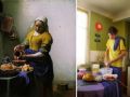 La laitire de Johannes Vermeer, por Justine Rioufrait