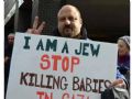 Sou judeu. Parem de matar bebs em Gaza.