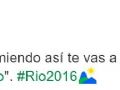Se continuar comendo assim vai ficar como a #AlexaMoreno. #Rio2016