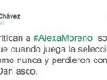 Os que criticam a #AlexaMoreno so os mesmos que, quando joga a seleo, dizem: jogaram como nunca e perderam como sempre. Do nojo.
