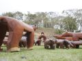 Esculturas da Exposio - Mostra Xingu  Esculturas Kalapalo - Galeria Mirante das Artes   2013 - Foto: Rildo Amorim.