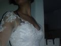 Vestido de noiva feito por Clia