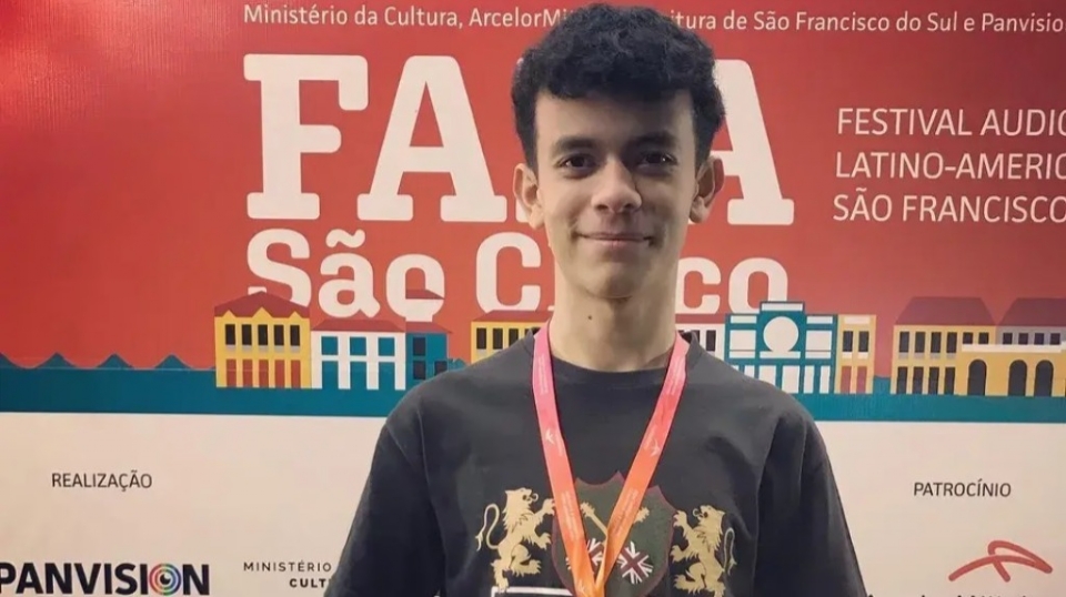 Aos 20 anos, estudante de Cinema da UFMT  premiado em Festival Audiovisual Latino