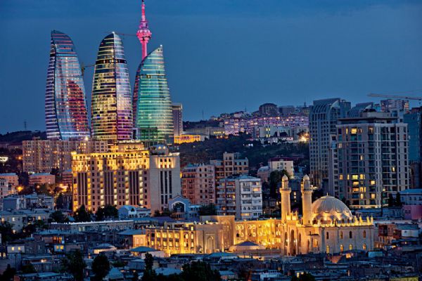 Baku, capital do Azerbaijo