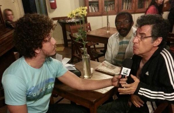 Vencio Bulhes com o ator e diretor Paulo Betti na Casa da Gvea