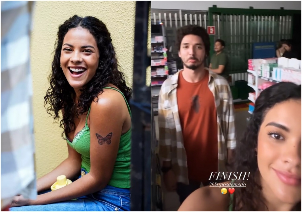 Bella Campos grava ltima cena de filme em Cuiab: 'chegando a hora de se despedir'