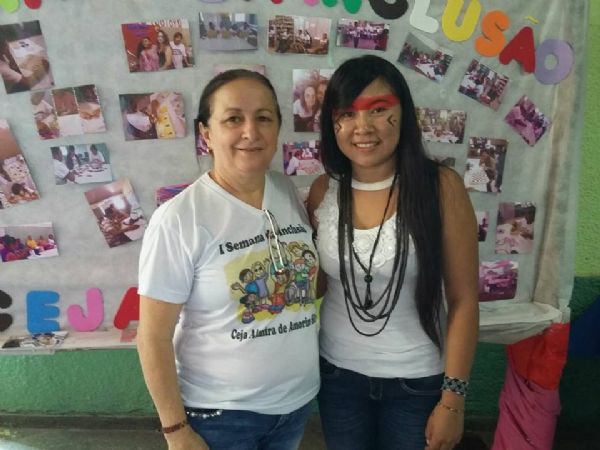 Inscrita em segredo pela filha, educadora estadual de Cuiab  uma das condutoras da Tocha Olmpica