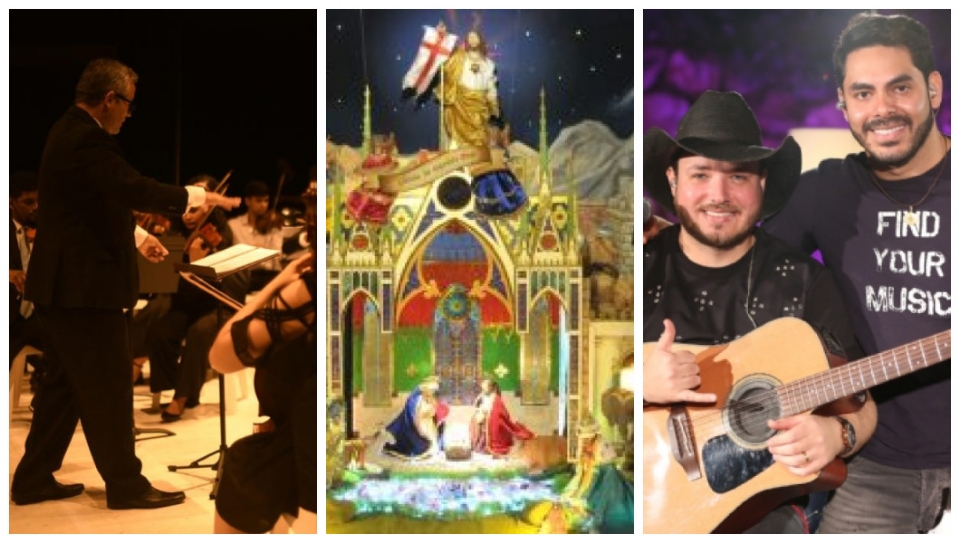 Final de semana do Natal ter Prespio de Natal, Orquestra CirandaMundo e show de Israel e Rodolffo