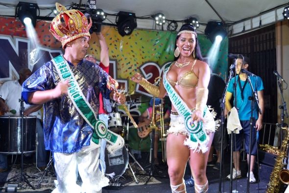 Rei Momo, Marcelo S e da Rainha do Carnaval, Welly Gomes.