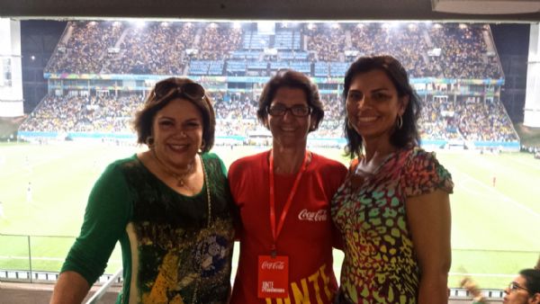 Roseli Arruda, Cris e Yael Botelho no espetculo que , a Arena Pantanal. Show!