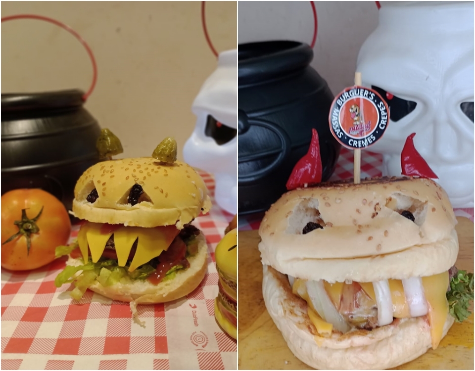 Hamburgueria cria 'Tenebroso Burger' em comemorao ao Halloween por R$ 25
