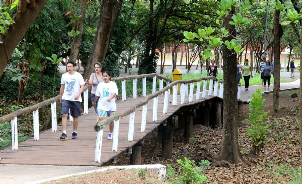 Dia dos Pais ter caminhada familiar e programao especial no Parque Tanque do Fancho em Vrzea Grande