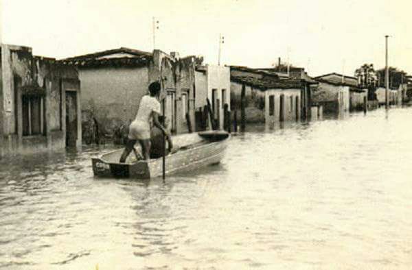 Enchentes de 74 completa 43 anos com cidade e rio mudados; Veja fotos