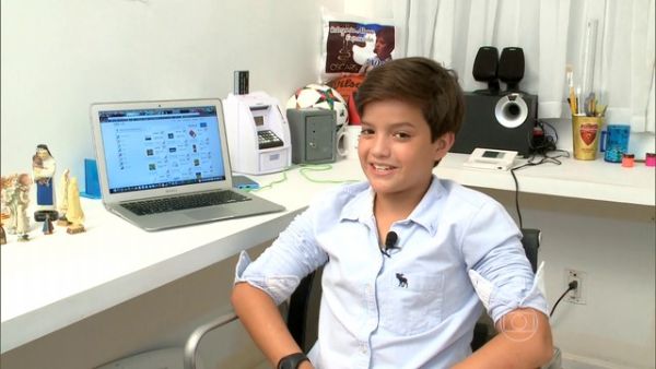 Garoto de 14 anos cria aplicativo e fatura cerca de R$ 100 mil por mês