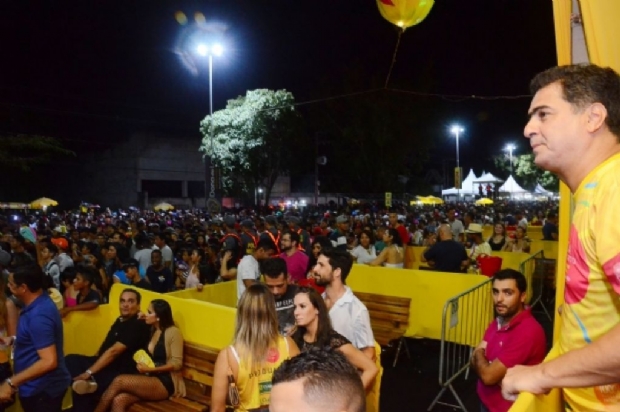 Emanuel no Carnaval de 2018 em Cuiab
