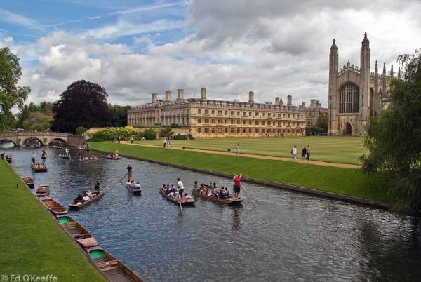 cidade universitria de Cambridge, no Reino Unido