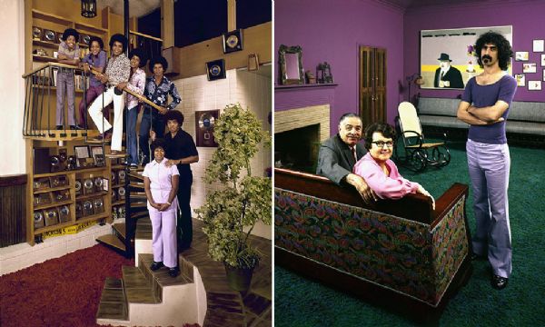 Srie fotogrfica curiosa mostra astros do rock dos anos 70 na casa de seus pais