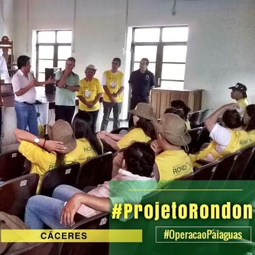 Cceres  a primeira cidade a receber o Projeto Rondon e tem cursos sobre HIV, violncia contra a mulher e mais