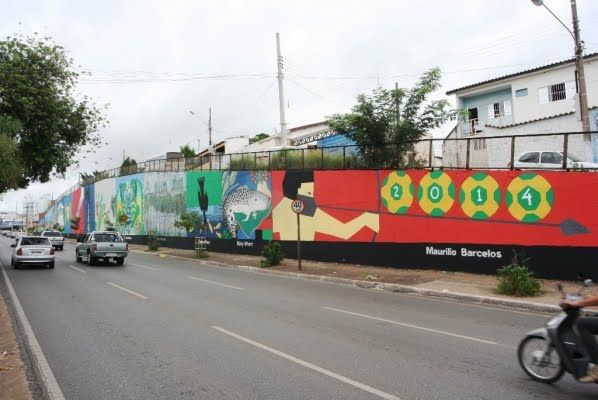Muros de Cuiabá e suas obras de arte