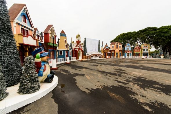 'Vila do Natal' ter chals, neve artificial e at lareira no novo Parque Tia Nair