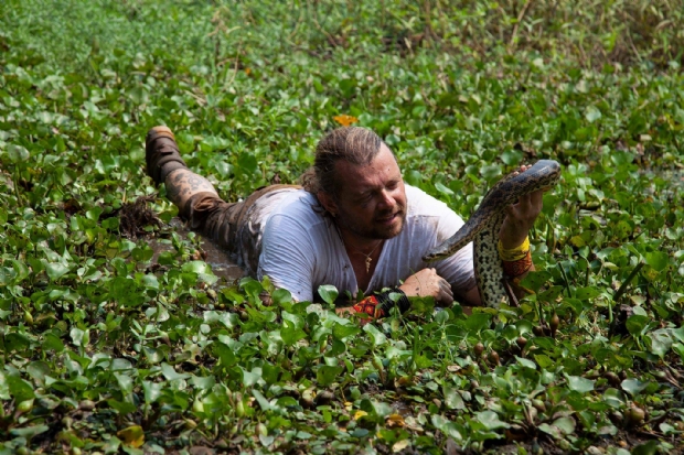 Richard no incio da expedio, no Pantanal
