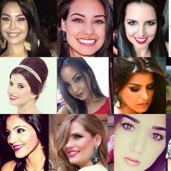 Candidatas a Miss Cuiabá 2015
