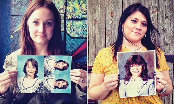 Projeto mostra adultos segurando suas piores fotos da adolescncia