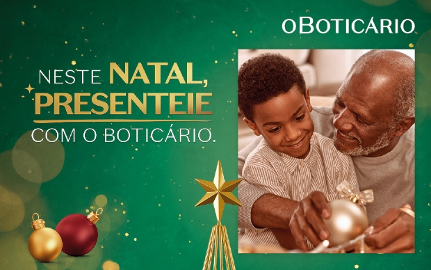 O Boticário lança 50 kits de Natal com valores promocionais e embalagem comemorativa