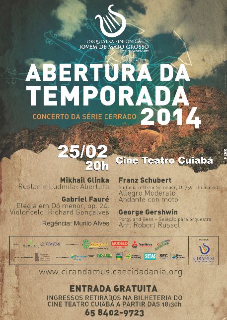 Orquestra Sinfnica Jovem de Mato Grosso realiza concerto de abertura da temporada 2014