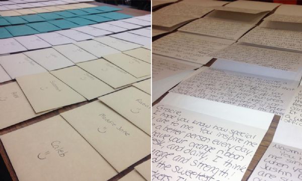 Aps aluna tentar suicdio, professora escreve cartas para lembrar como todos da classe so especiais