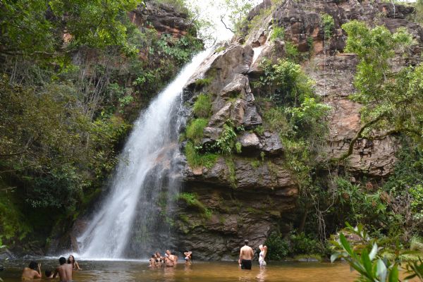 Cachoeira das Andorinhas faz parte do Circuito de Cachoeiras, dentro do Parque