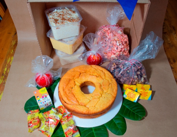 Empresas de Cuiab criam kits de festa junina com milho cozido, paoca e ma do amor