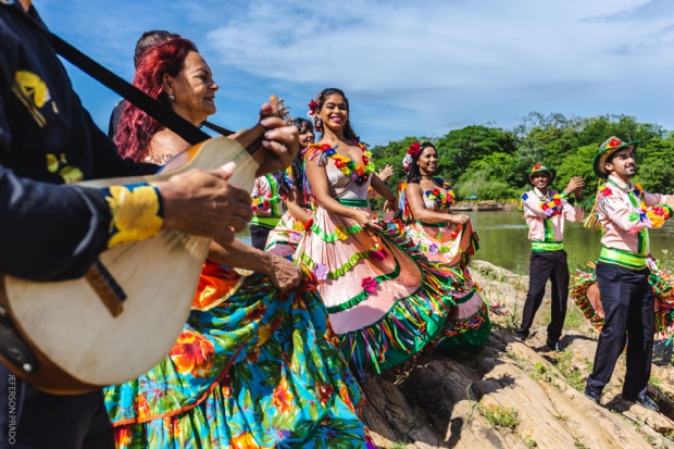 Flor Ribeirinha prepara espetculo em celebrao  ancestralidade do povo cuiabano