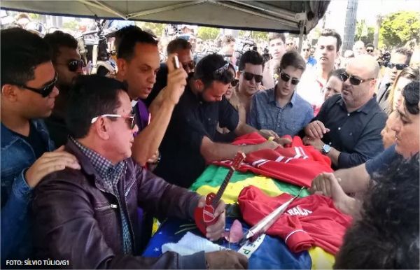 Em entrevista recente, Cristiano Arajo exaltou Cuiab; corpo foi enterrado nesta manh;  fotos