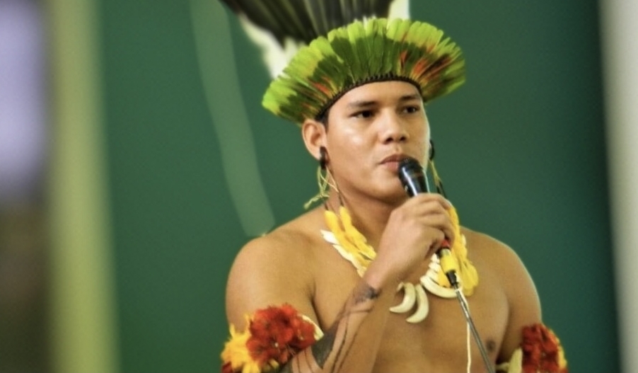 Primeiro vereador indígena de Barra do Bugres, professor Lennon Corezomae (Podemos)