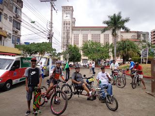 Bicicletas tomam ruas e avenidas de Cuiab neste domingo Sem Carro