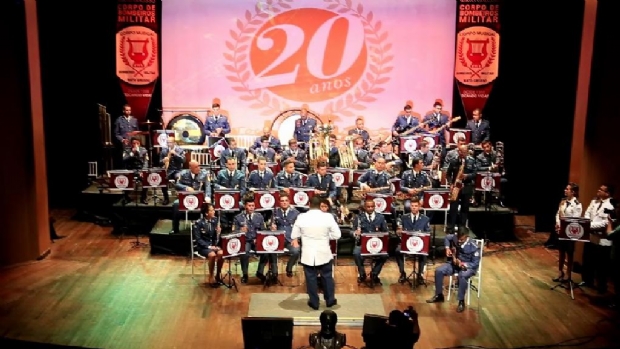 Bombeiros apresentam concerto em homenagem ao aniversrio da banda no Zulmira Canavarros