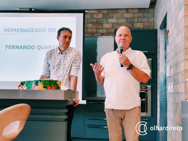 Homenageado no Pantanal Cozinha, Fernando Quaresma relembra parceria com irmão: “estou aqui representando ele”