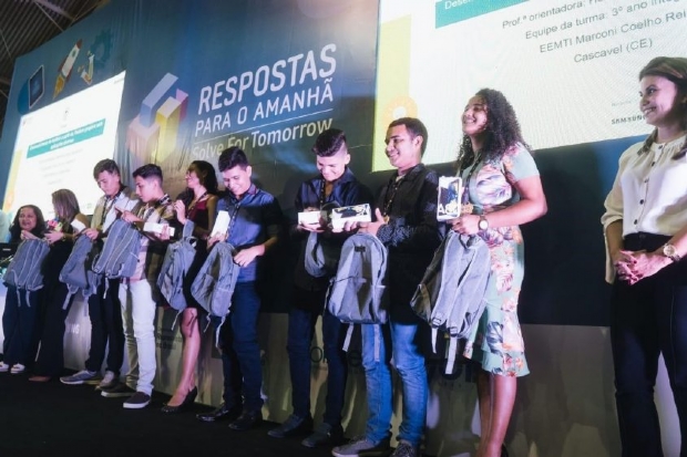 Premiação da edição de 2019 do Prêmio Respostas para o Amanhã em Cascavel, no Ceará