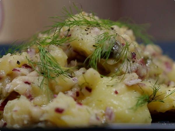 Aprenda da salada de batatas Alem sem maionese