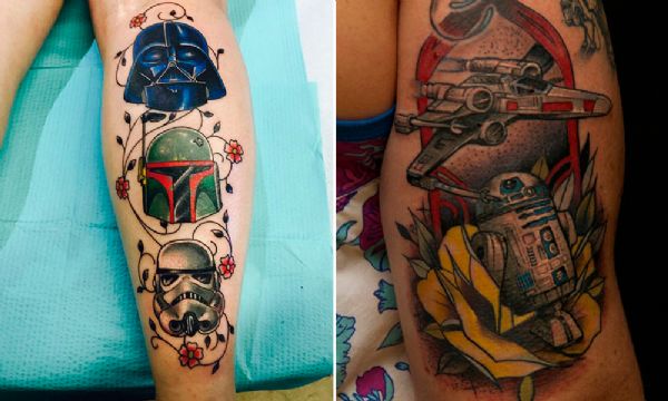 20 tattoos para inspirar quem quer eternizar Star Wars na pele