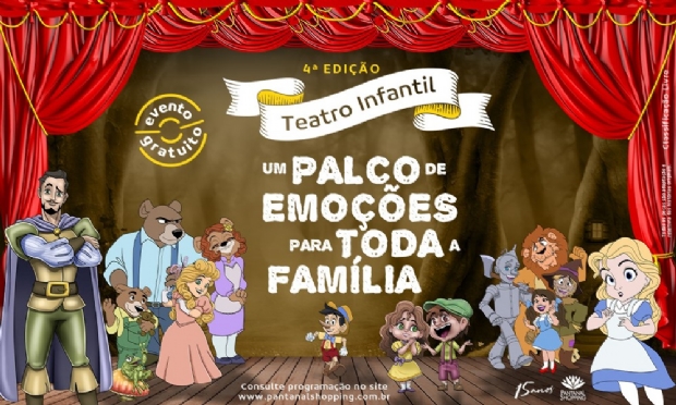 Pantanal Shopping exibe peas teatrais infantis durante os finais de semana de julho