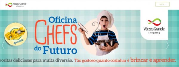 Vrzea Grande Shopping oferece curso de gastronomia para crianas e feirinha gourmet para todo mundo