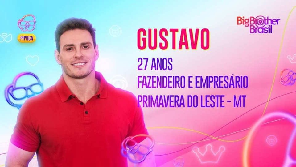 Fazendeiro de MT, Gustavo  novo Pipoca do Big Brother Brasil 23