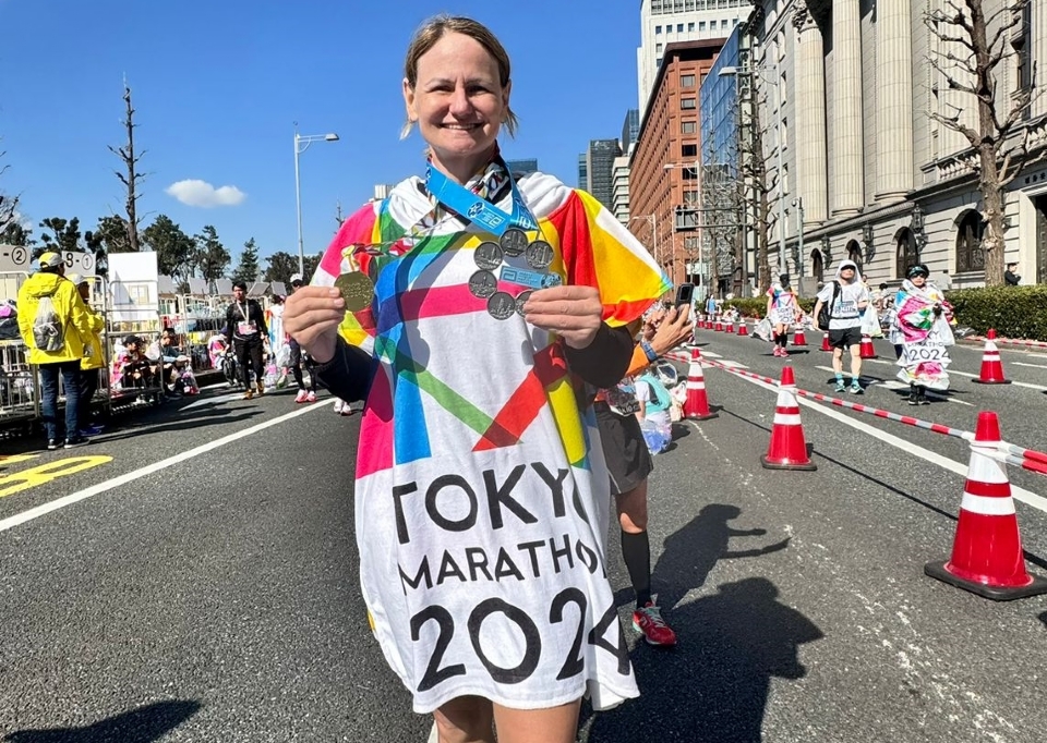 Cuiabana corre 42 km na Maratona de Tquio e completa mandala das seis maiores corridas do mundo