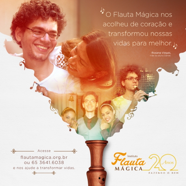 Nova agncia assina campanha de 20 anos do Instituto Flauta Mgica