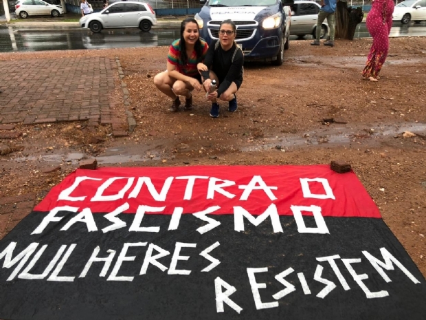 Foto do ato 'Mulheres Contra Bolsonaro' que aconteceu em setembro de 2018
