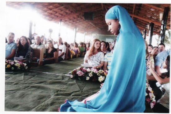 Com missa teatralizada, festa de Nossa Senhora do Pantanal pede perdo pela banalizao de Cristo